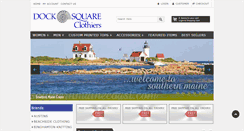 Desktop Screenshot of docksquareclothiers.com